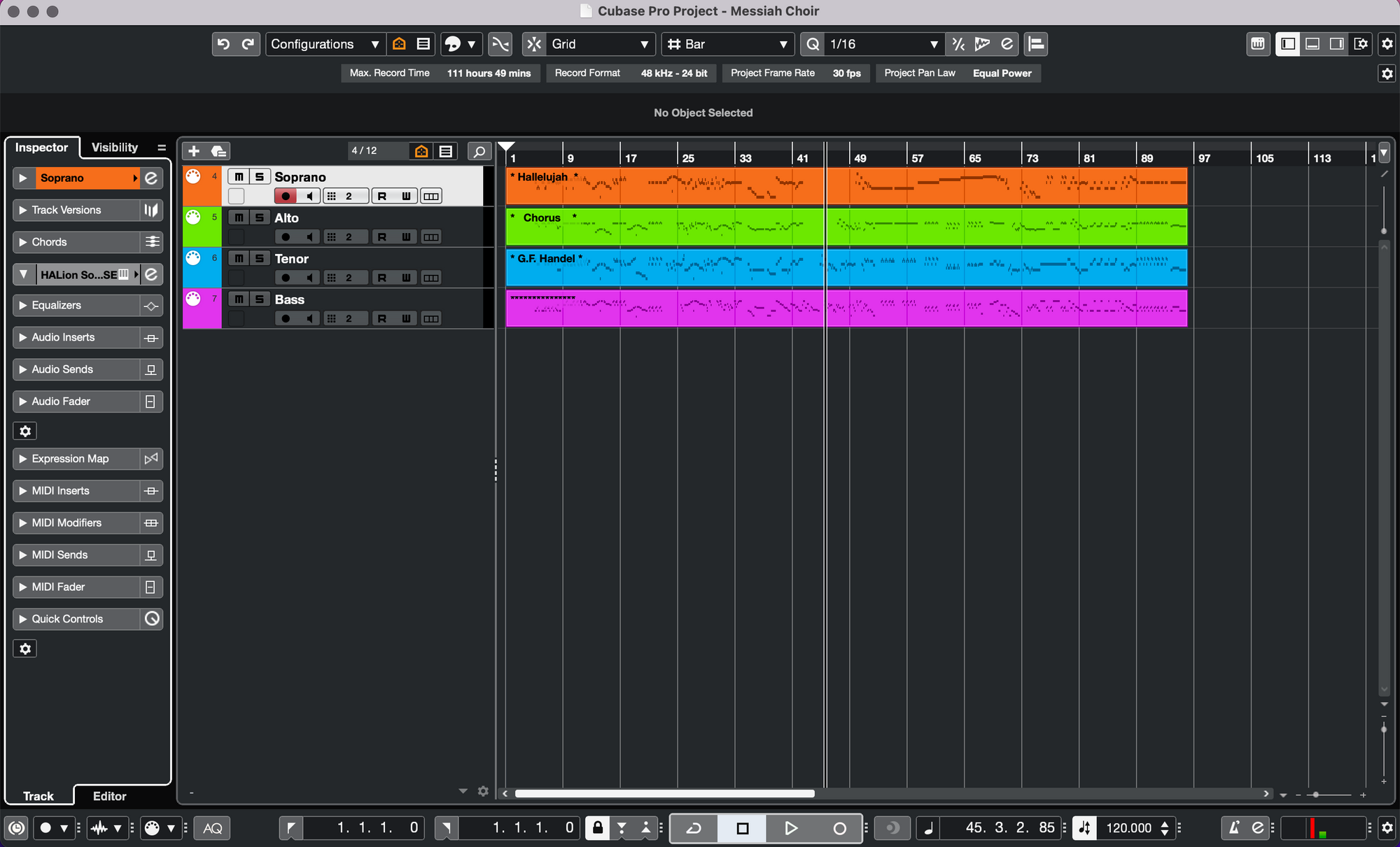 Multi-part MIDI-editing in Cubase